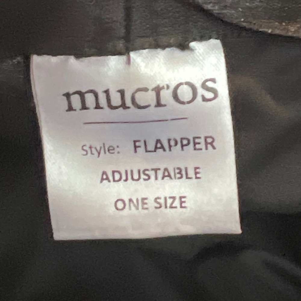 Mucros Weavers Flapper Hat Women One Size Black Wool Felt Made in Ireland Buckle - Picture 7 of 8